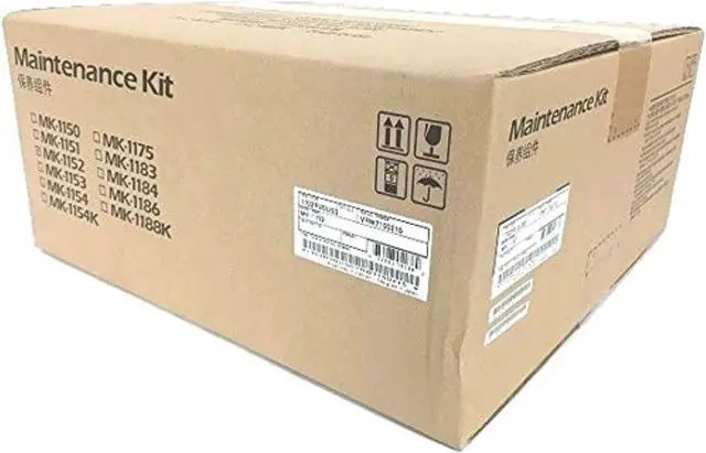 Main image of kyocera 1702rv0us0 model mk-1152 maintenance kit for use with kyocera ecosys p2040dw, m2640idw, m2635dw, m2540dw and m2040dn printers; up to 100000 pages yield, includes drum unit and developer unit