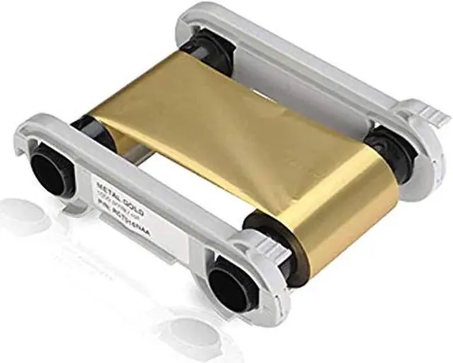 Alt view image 3 of 3 - Evolis - RCT016NAA - Evolis, Consumables, Metallic Gold Monochrome Ribbon, Elypso/primacy/zenius Compatible, 1000 Prints