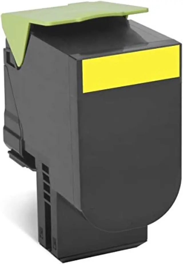 Main image of lexmark 80c1hy0 yellow high yield return program toner