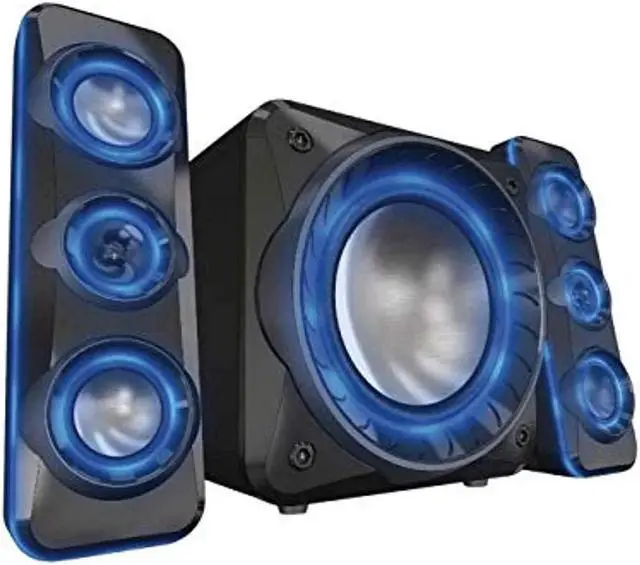 Alt view image 5 of 7 - SYLVANIA SHTIB1060-BT Light Up Bluetooth 2.1 Speaker System