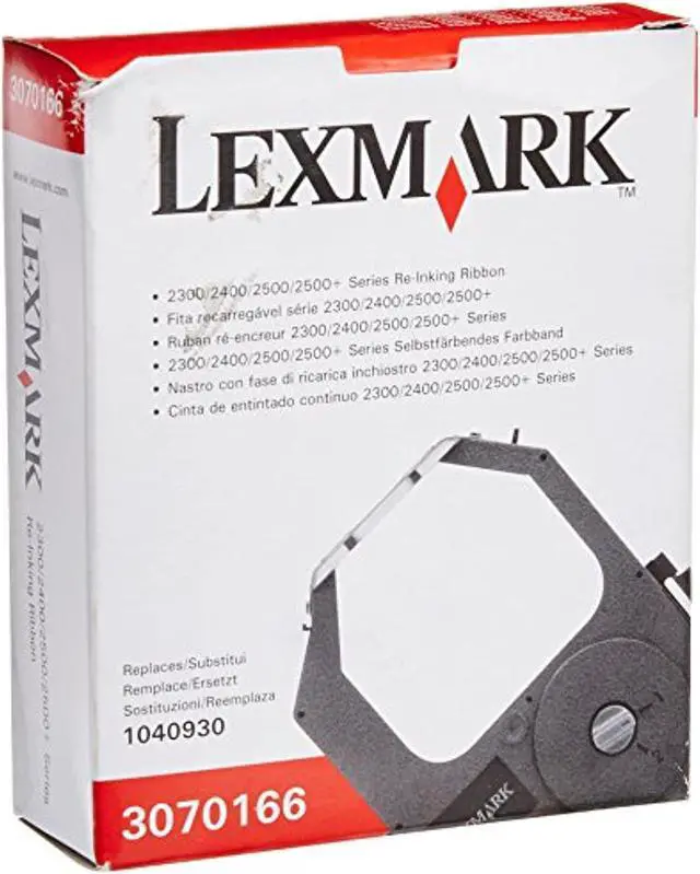 Alt view image 4 of 4 - Lexmark 3070166 Re-Inking Printer Ribbon for Lexmark 2300, 2400, 2500 Series (4M Characters)