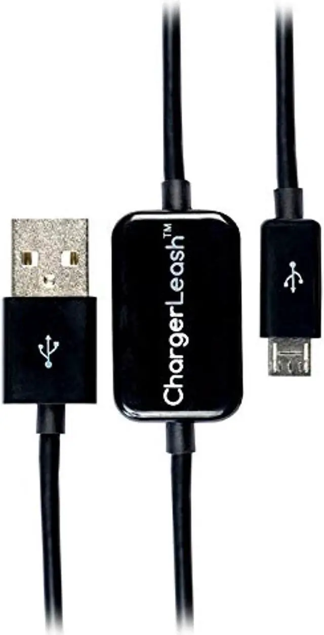 Alt view image 3 of 4 - ChargerLeash "Forget-Me-Not" 6ft USB to microUSB Cable with Built-in Alarm