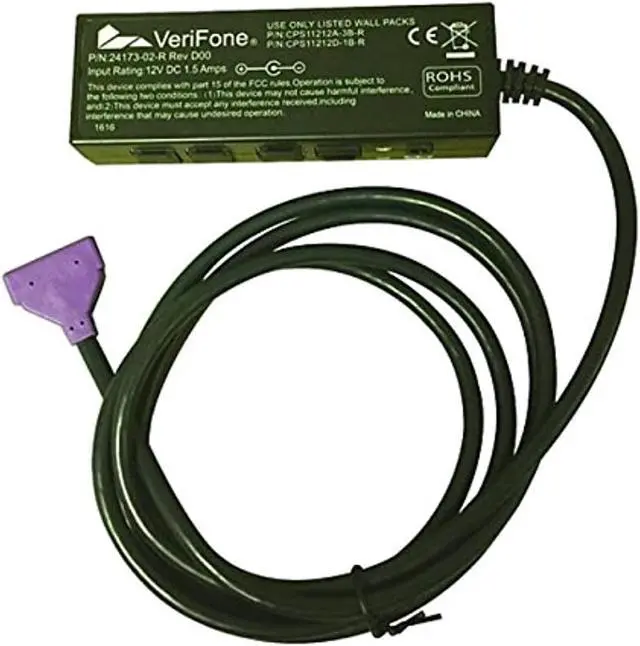 Main image of verifone purple multiport ethernet cable for mx8xx/9xx series (24173-02-r)