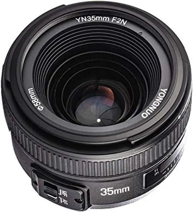 Main image of yongnuo yn35mm f2n lens 1:2 af/mf wide-angle fixed/prime auto focus lens for nikon dslr cameras
