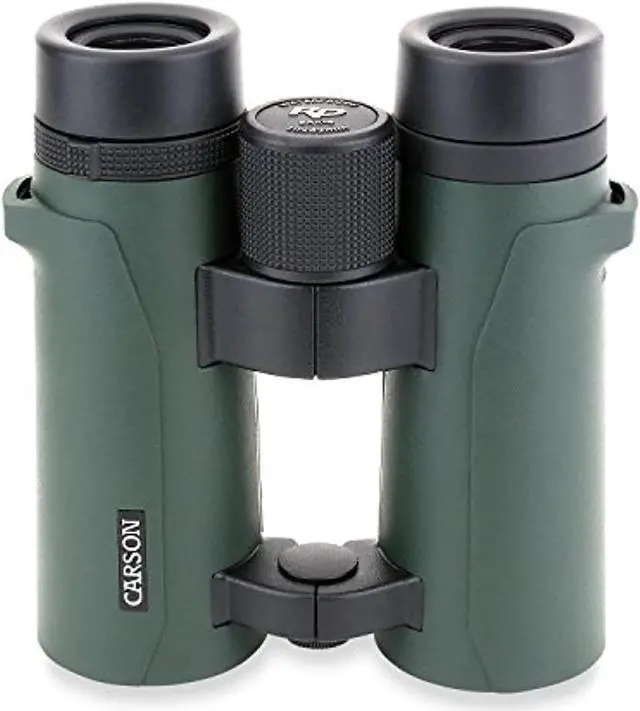 Alt view image 9 of 10 - carson rd series 10x42mm open-bridge waterproof high definition full sized binoculars (rd-042)