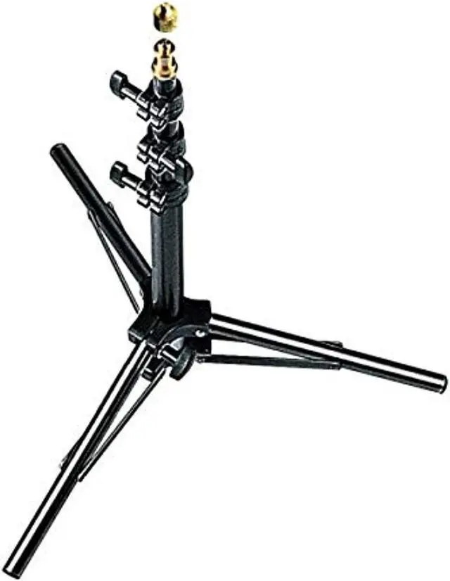 Alt view image 5 of 6 - Manfrotto Manfrotto 156BLB 4-Feet Aluminum Mini Kit Stand with 015 Top (Black)