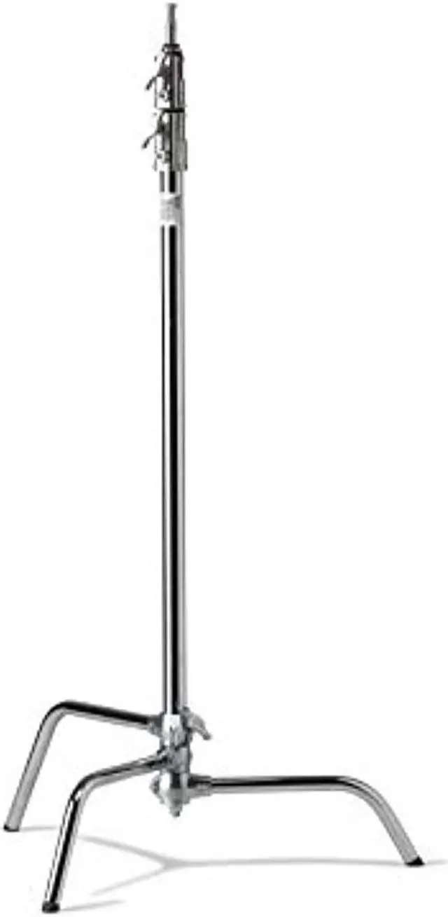 Alt view image 4 of 4 - Kupo 40" Master Raiser C-Stand with Sliding Leg, 12" Maximum Extension, 22lbs Load Capacity, Silver