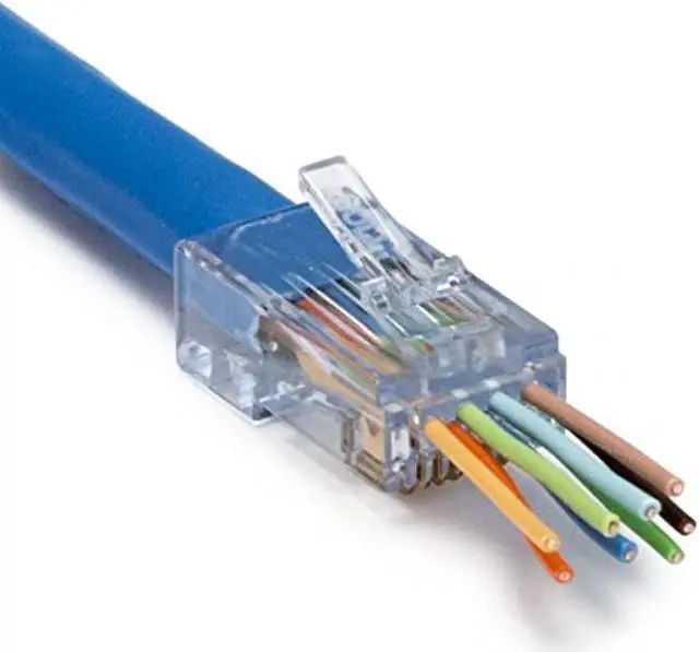 Main image of platinum tools 202038j ezex38 - ezex-rj45 cat5e connector 100/jar