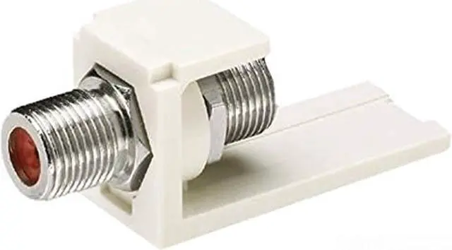 Alt view image 3 of 5 - PANDUIT CMFWH Mini-Com F-Type Coupler,White