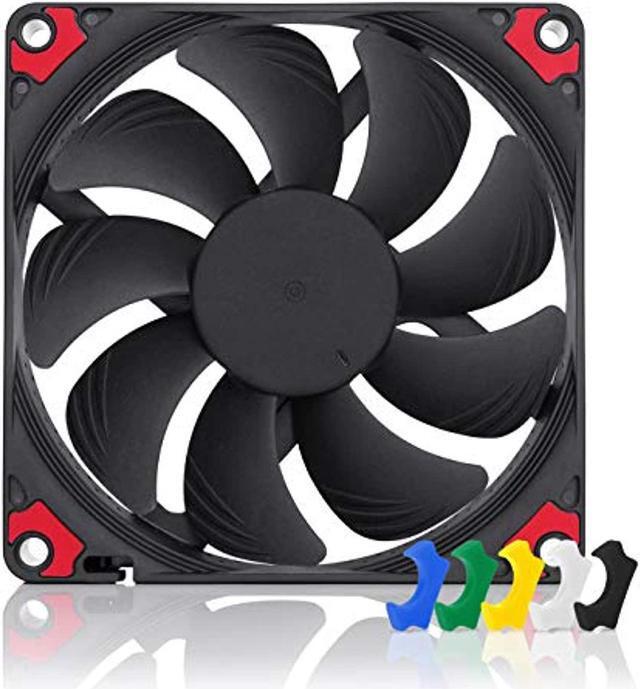 Alt view image 8 of 8 - Noctua NF-A9x14 HS-PWM chromax.black.swap, Premium Quiet Slim Fan, 4-Pin (92x14mm, Black)