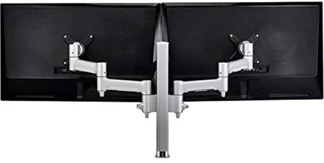 Alt view image 3 of 8 - Atdec Awm Dual Monitor Desk Mount. Flat And Curved Up To 32In - Vesa 75 X 75 100 X 100
