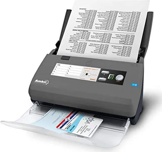 Alt view image 5 of 10 - Ambir ImageScan Pro 830ix Sheetfed Scanner - 600 dpi Optical