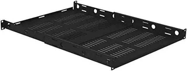 Alt view image 3 of 3 - VIDEO MOUNT PRODUCTS ERS1U4P 1U Vented Adjustable Four Post Rack Shelf