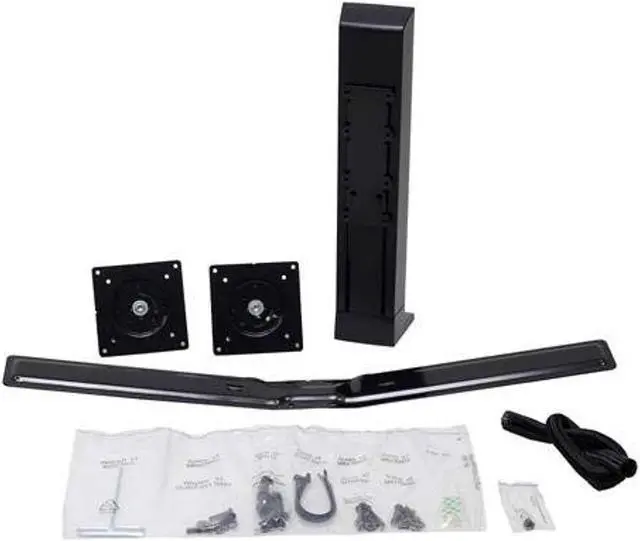 Alt view image 12 of 13 - Ergotron 97-934-085 WorkFit Dual Monitor Kit, universal
