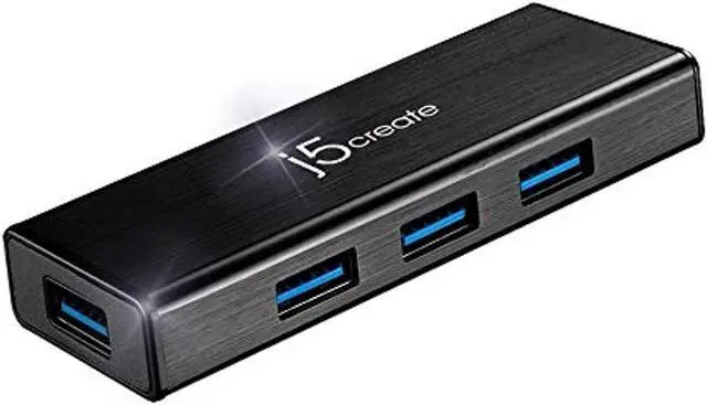 Alt view image 12 of 15 - j5create USB 3.0 4-Port HUB