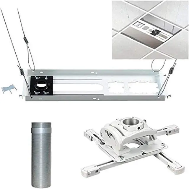 Alt view image 3 of 3 - Chief Projector Ceiling Hardware Mount White (KITEZ006W)