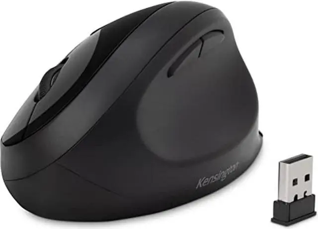 Alt view image 15 of 20 - Kensington Pro Fit K75404WW Black 5 Buttons 1 x Wheel USB Dual (RF / Bluetooth Wireless) Ergo Mouse