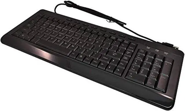 Alt view image 4 of 5 - AVS GEAR Lighted USB Keyboard - Gentle Crisp Clear Blue LED Light illuminates Each Key Yet Stress Free to Your Eyes - Fu