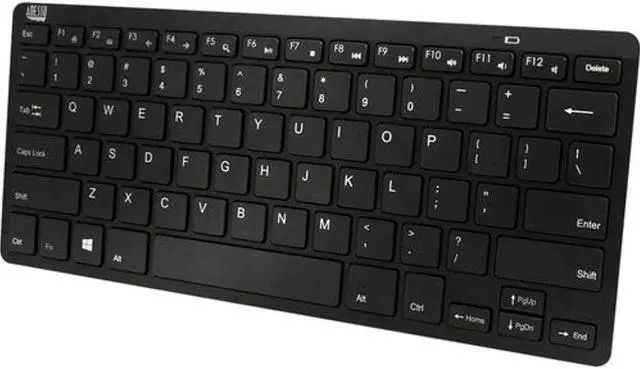 Alt view image 17 of 18 - Adesso Bluetooth Wireless SlimTouch Mini Keyboard WKB1100BB