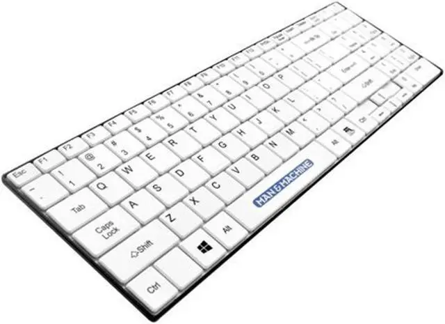 Alt view image 11 of 12 - MAN & MACHINE ITSC/W5 ITSCOOL KEYBOARD (WHITE) - OPEN STYLE, WASHABLE, VALUE KEYBOARD. QUICK DISCONNEC
