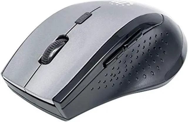 Alt view image 7 of 10 - MANHATTAN 179379 Curve Wireless Optical Mouse (Gray/Black)