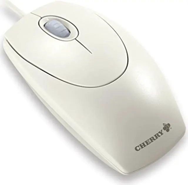 Alt view image 3 of 9 - Optical Mouse with scroll Wheel PS2/USB Business Std Design Lt Gry