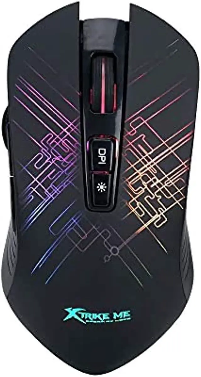Alt view image 6 of 6 - Xtrike Me GM-510 - Optical Gaming Mouse, Wired with 7 Buttons and Backlight, 800 to 6400 DPI, Black