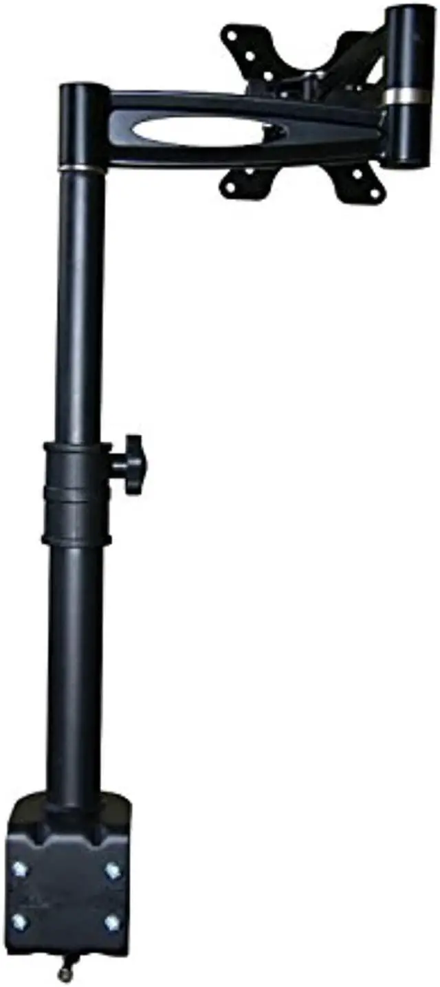 Alt view image 7 of 13 - Monoprice 3-Way Adjustable Tilting Desk Mount Bracket - Black For 13 - 30 Inch Monitors | Up to 33 Pounds