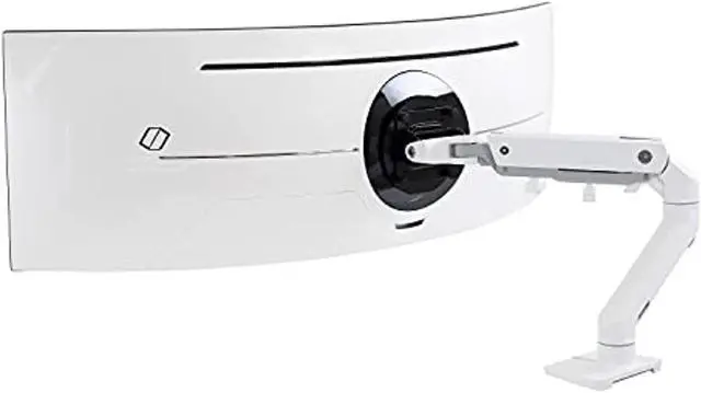 Alt view image 15 of 20 - Ergotron Mounting Arm for Monitor, Curved Screen Display, LCD Display - White