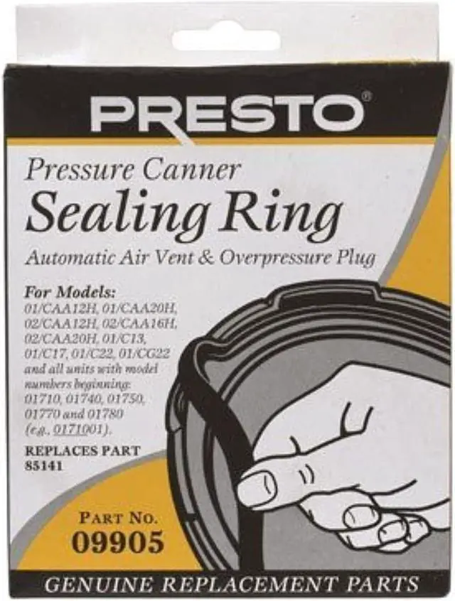 Alt view image 6 of 6 - Presto 12-22 Qt. Pressure Cooker or Canner Gasket 09905