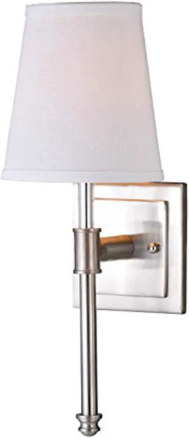 Alt view image 3 of 9 - VAXCEL W0247 Ritz 1L Vanity Satin Nickel