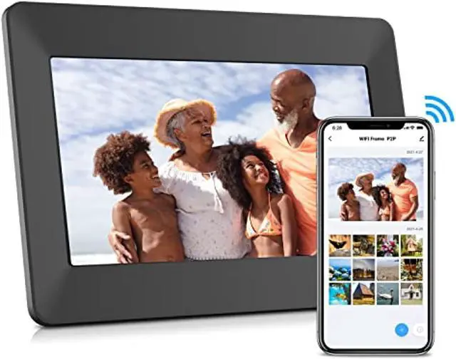 Alt view image 9 of 16 - Eco4Life 10.1" WiFi Digital Picture Frame with Photo/Video Sharing