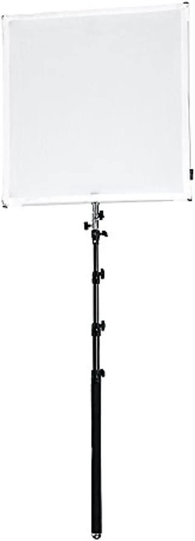 Main image of pro studio solutions 75cm x 75cm (29.5in x 29.5in) boom sun scrim - collapsible frame diffusion & silver/white reflector kit with boom handle and carry bag