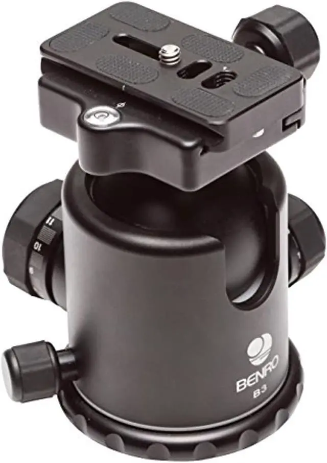 Alt view image 8 of 10 - Benro B-Series Double Action Ballhead - B-3 & PU-60 Quick Release Plate