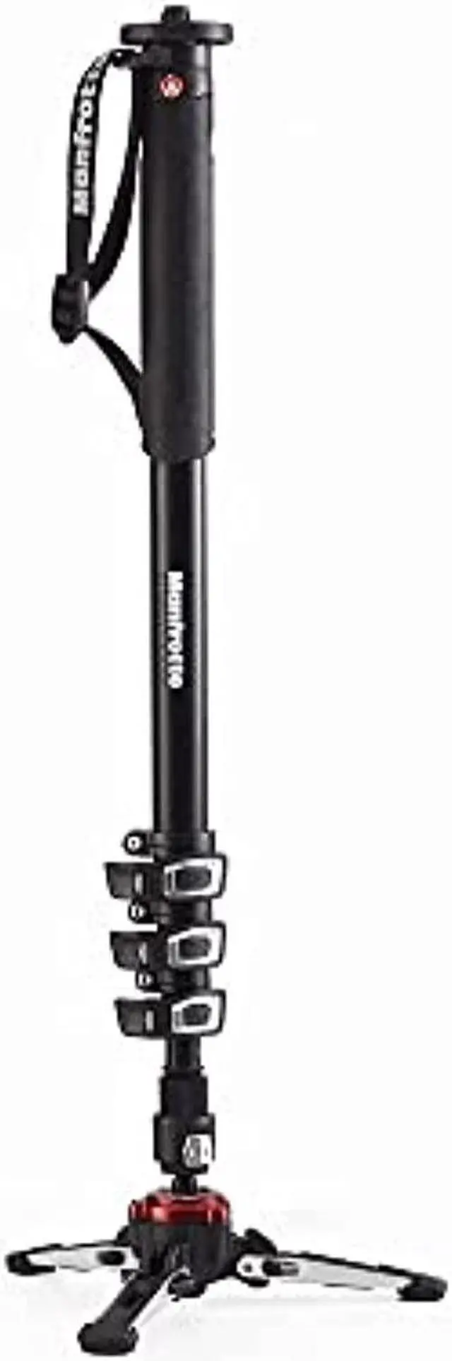 Alt view image 4 of 8 - Manfrotto MVMXPROA4US Xpro Aluminum Video 4-Section Monopod