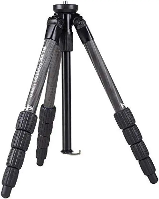 Alt view image 15 of 15 - Slik PRO CF-635 5-Section Carbon Fiber Tripod, 51.5" Max Height, Black