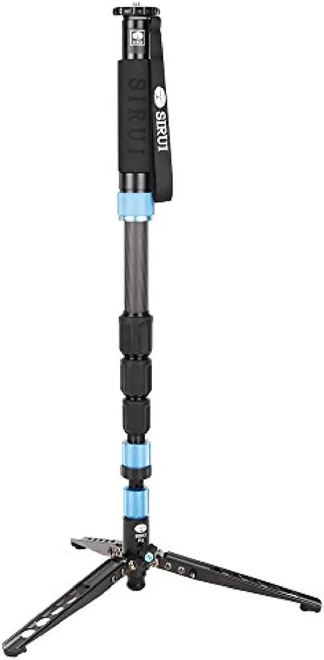 Main image of sirui 6952060001753 p-424sr carbon fiber photo/video monopod, extends to 75", supports 26.5 lb, gray