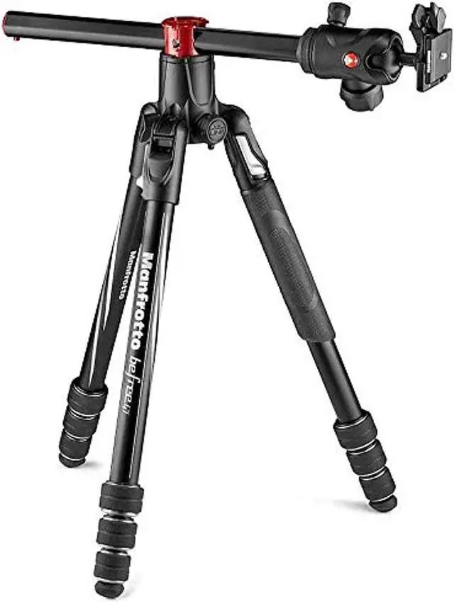 Alt view image 11 of 14 - Manfrotto Befree GT XPRO Aluminum Travel Tripod with 496 Center Ball Head MKBFRA4GTXP-BUS