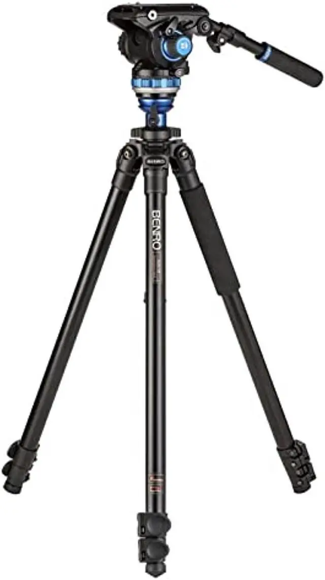 Alt view image 16 of 20 - Benro Video Tripod Kit  A2573FS6PRO Aluminum