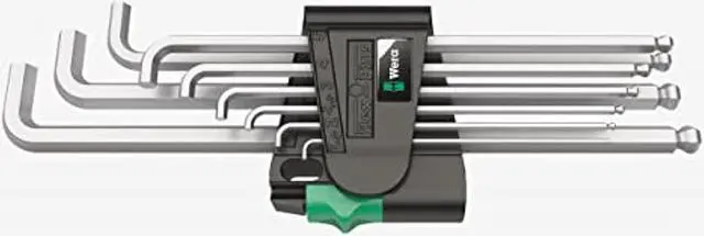 Alt view image 2 of 2 - wera 073594 hex + ball end hex metric l-key clip set