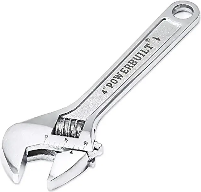 Alt view image 7 of 7 - Powerbuilt 4 Inch Adjustable Wrench - 944039