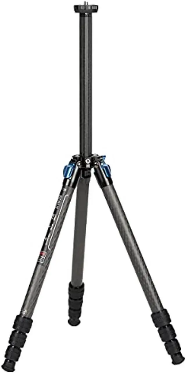 Main image of sirui st-124 carbon fiber tripod with triangular centre column, waterproof, travel tripod for cameras, 4 sections, 62.2inch, load 26lbs