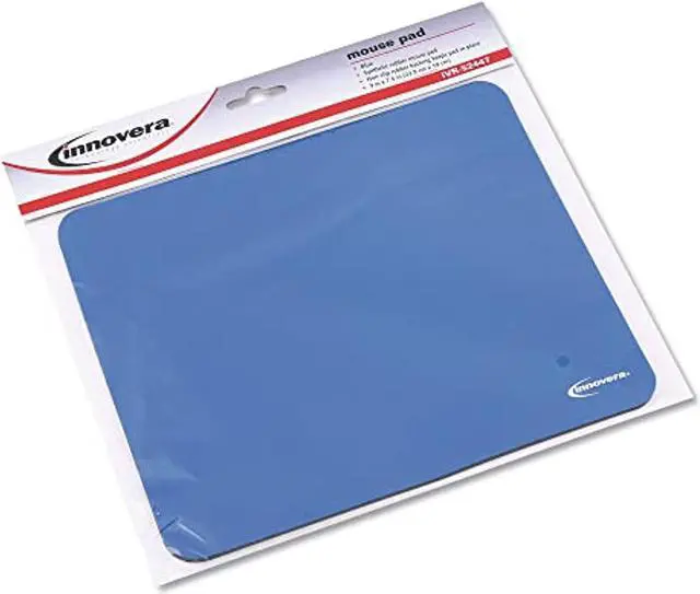 Alt view image 3 of 9 - Innovera Natural Rubber Mouse Pad, Blue (IVR52447)