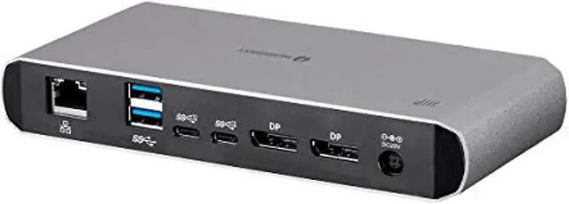 Alt view image 8 of 8 - Monoprice Thunderbolt 3 Dual DisplayPort Docking Station With USB-C MFDP Support For Non-Thunderbolt 3 Devices, With Thunderbolt 3 USB Type-C Cable