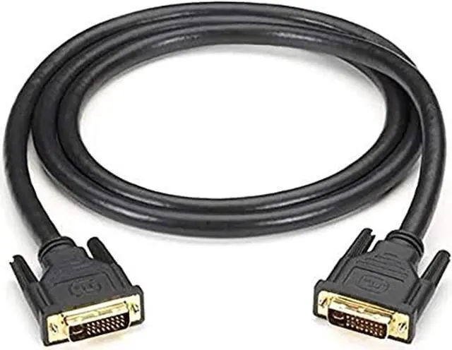 Alt view image 3 of 4 - DVI-I Dual-Link Cable Male to Male 5-m  16.4-ft.]