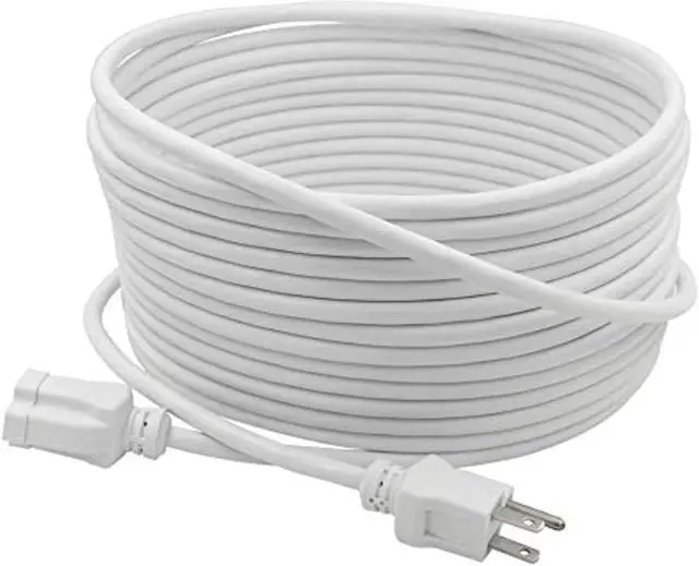 Main image of prime wire & cable ec883627 16/3 sjtw landscape extension cord, 35 feet (white), 1 pack