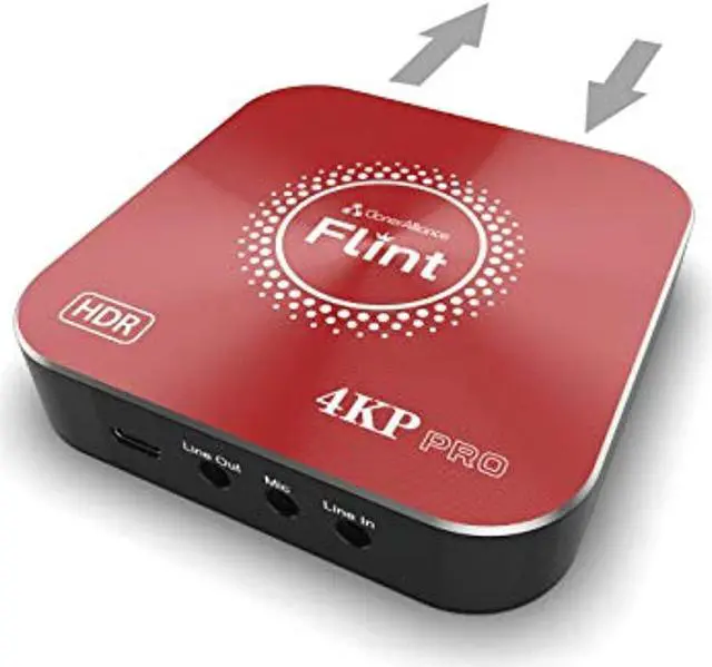 Alt view image 8 of 8 - ClonerAlliance Flint 4KP Pro, 4K@60fps HDR Passthrough, 4K@30fps & 1080p@60fps HDR Video Capture with Mic Input, Ultra-Low Latency, For PS5, Xbox X/S.