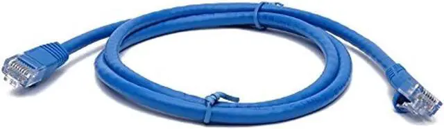 Alt view image 2 of 2 - BattleBorn 2 Foot CAT6 Ethernet Network Patch Cable Premium (Blue)