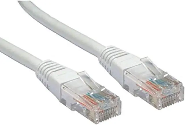 Alt view image 2 of 2 - GlobalTone CAT6 (500 MHz) UTP Network Ethernet Cable White 35ft