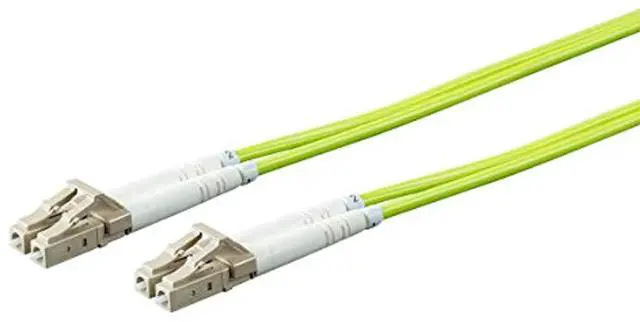 Alt view image 4 of 7 - Monoprice Fiber Optic Cable - Green - 3 Meter | OM5, LC/UPC-LC/UPC, Multi Mode Duplex, (50/125 Type) - Entegrade Series